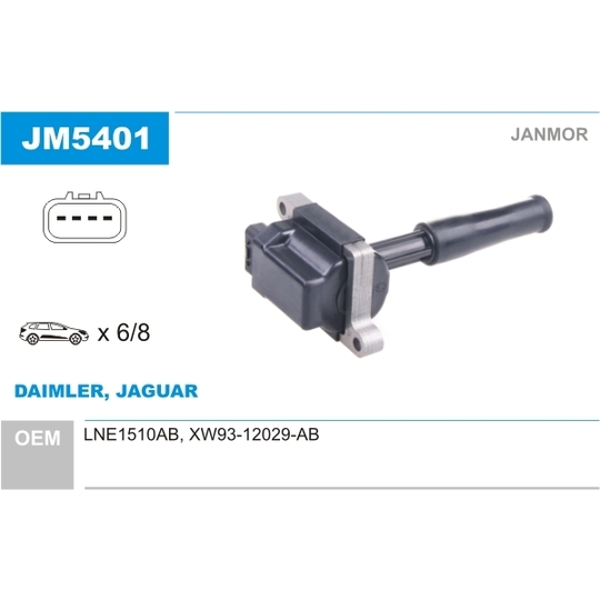 JM5401 - Ignition coil 