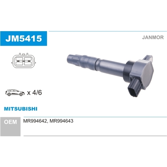 JM5415 - Ignition coil 