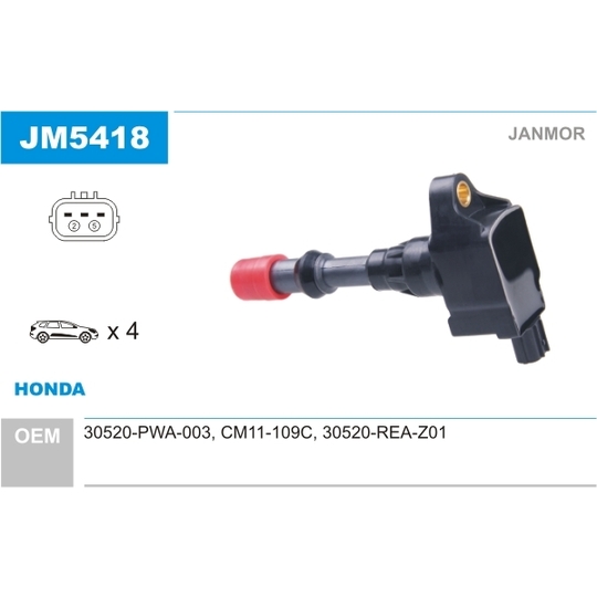 JM5418 - Ignition coil 