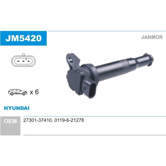 JM5420 - Ignition coil 