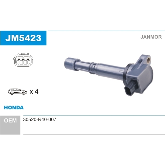 JM5423 - Ignition coil 