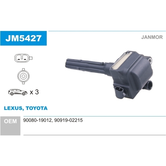 JM5427 - Ignition coil 