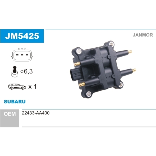JM5425 - Ignition coil 