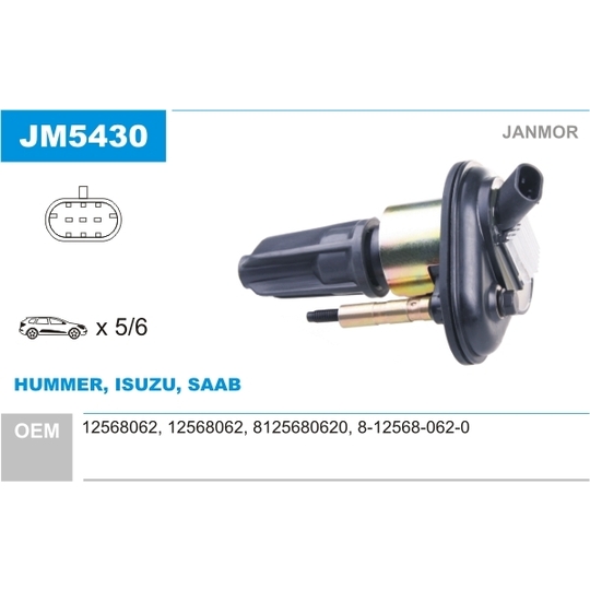 JM5430 - Ignition coil 