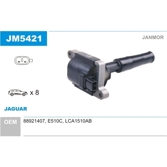 JM5421 - Ignition coil 