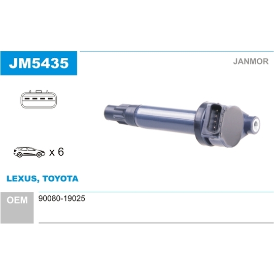 JM5435 - Ignition coil 