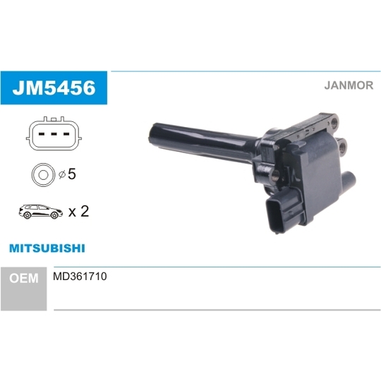 JM5456 - Ignition coil 