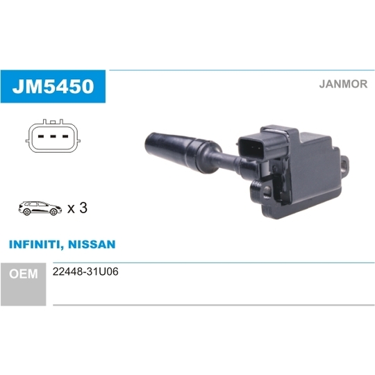 JM5450 - Ignition coil 