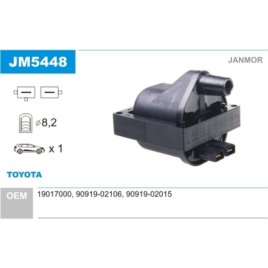 JM5448 - Ignition coil 