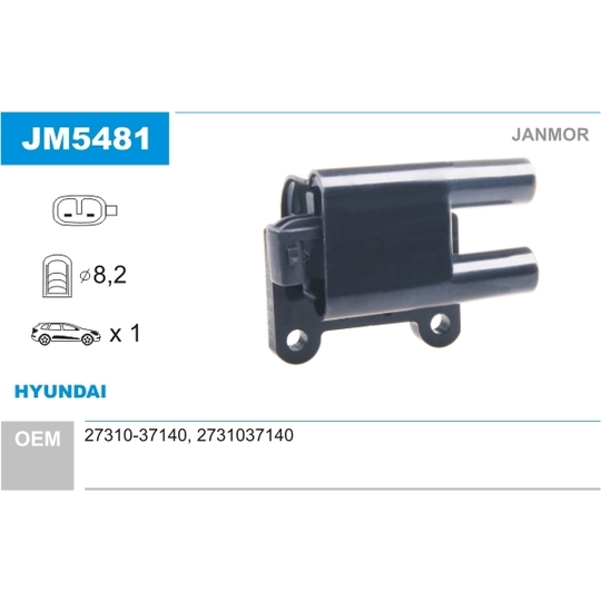 JM5481 - Ignition coil 