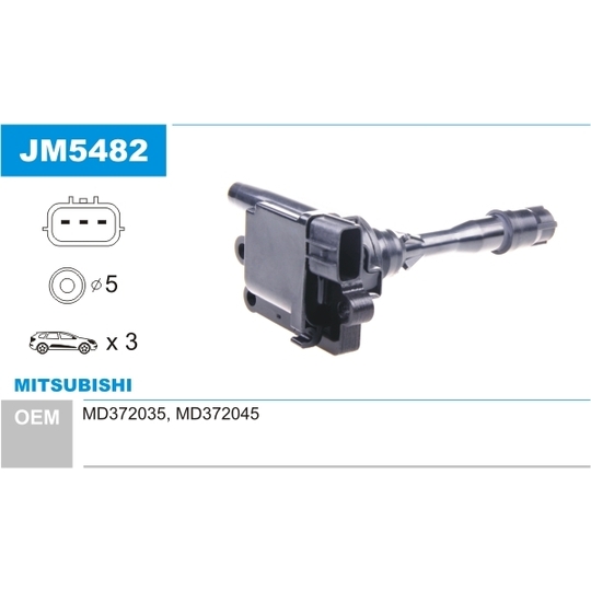 JM5482 - Ignition coil 