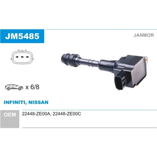 JM5485 - Ignition coil 