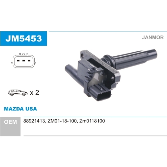 JM5453 - Ignition coil 