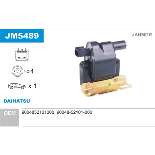 JM5489 - Ignition coil 