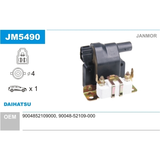 JM5490 - Ignition coil 