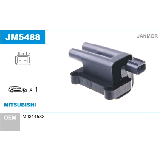 JM5488 - Ignition coil 