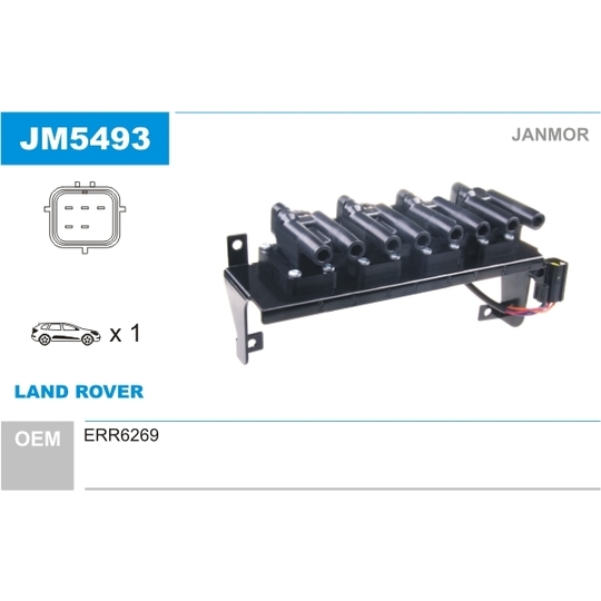 JM5493 - Ignition coil 