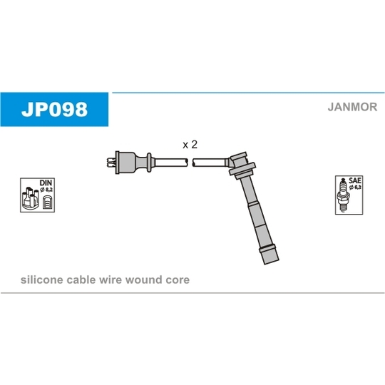 JP098 - Süütesüsteemikomplekt 
