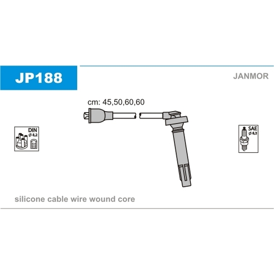 JP188 - Ignition Cable Kit 