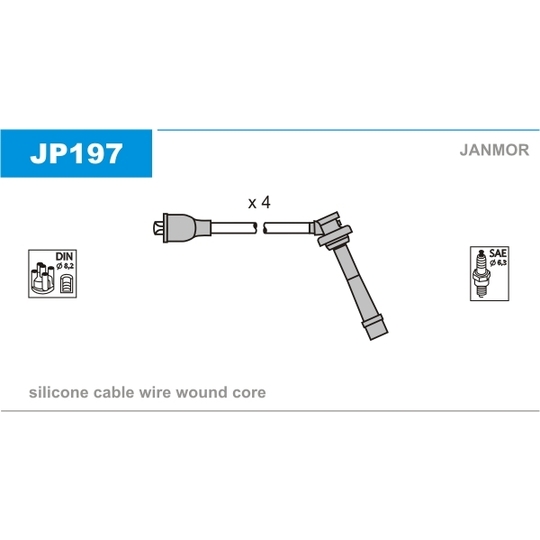JP197 - Ignition Cable Kit 