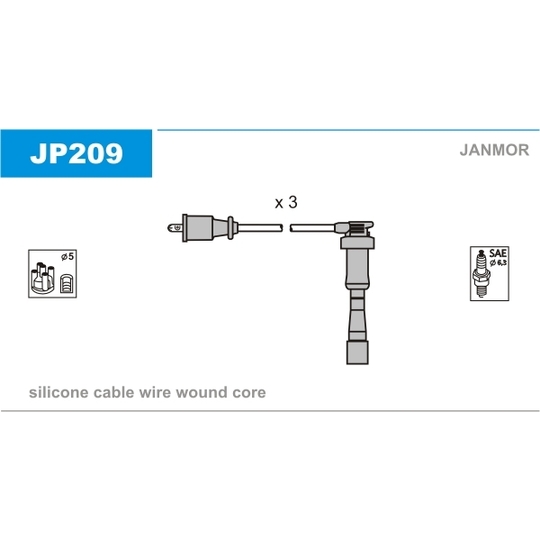 JP209 - Ignition Cable Kit 