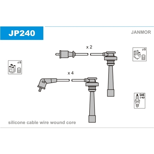 JP240 - Süütesüsteemikomplekt 