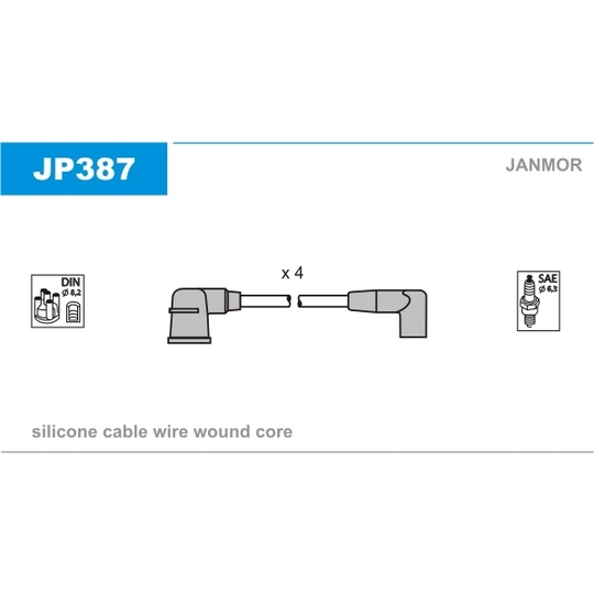 JP387 - Ignition Cable Kit 