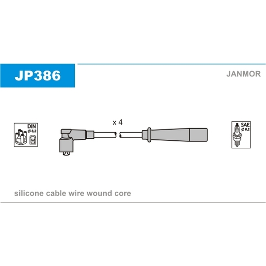 JP386 - Ignition Cable Kit 