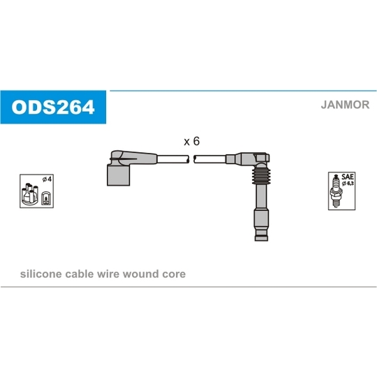 ODS264 - Süütesüsteemikomplekt 