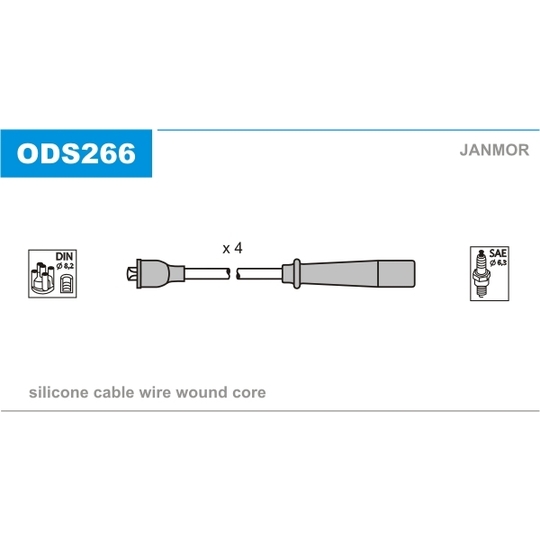 ODS266 - Ignition Cable Kit 