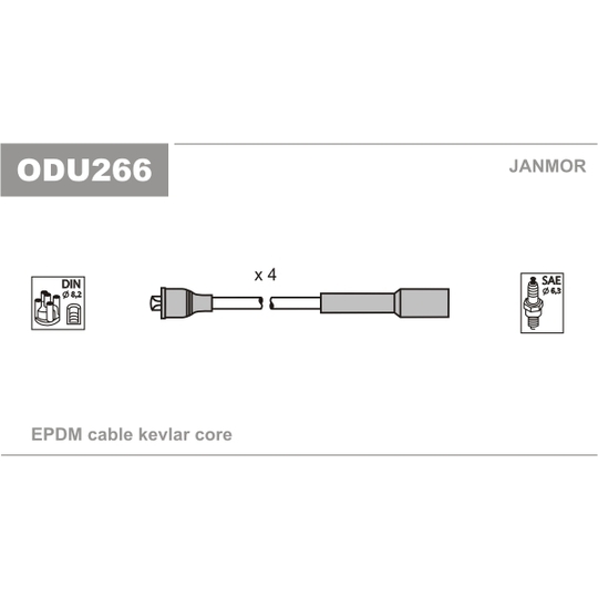 ODU266 - Ignition Cable Kit 
