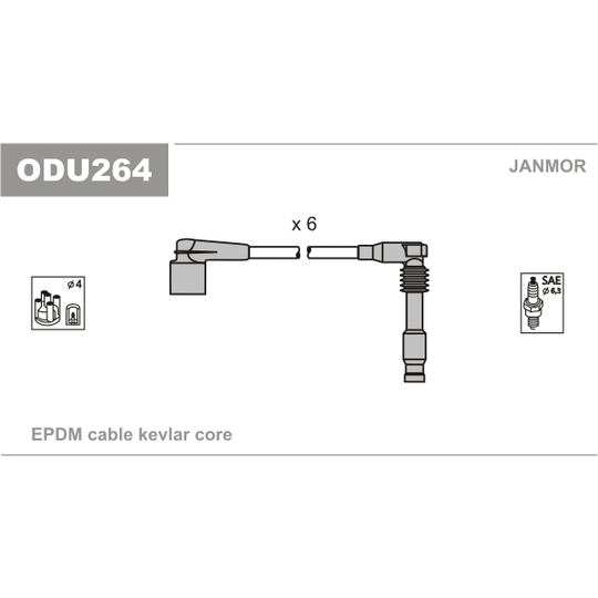 ODU264 - Süütesüsteemikomplekt 