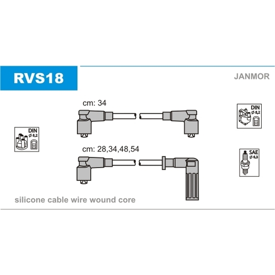 RVS18 - Ignition Cable Kit 