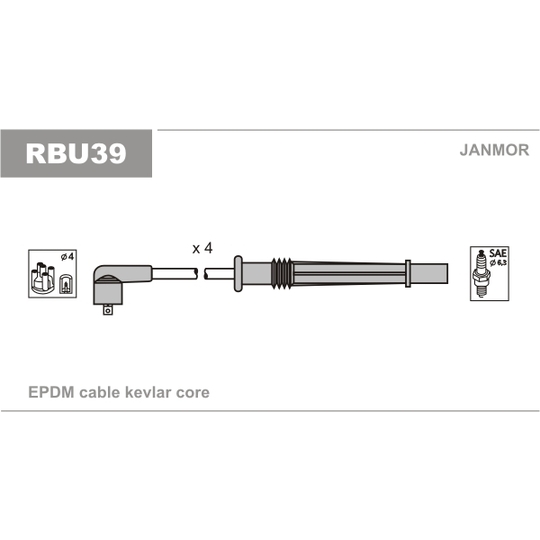 RBU39 - Süütesüsteemikomplekt 