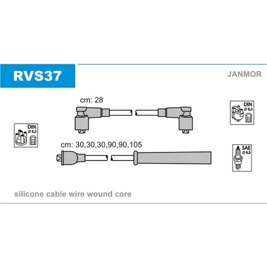 RVS37 - Ignition Cable Kit 