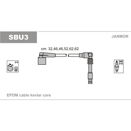 SBU3 - Ignition Cable Kit 