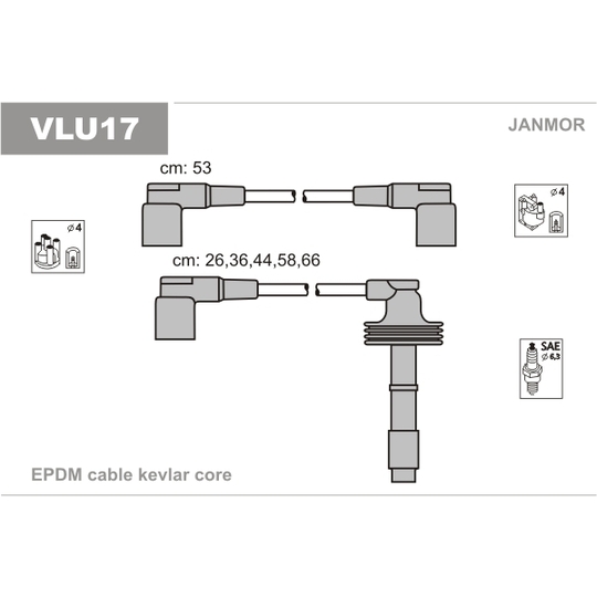VLU17 - Süütesüsteemikomplekt 