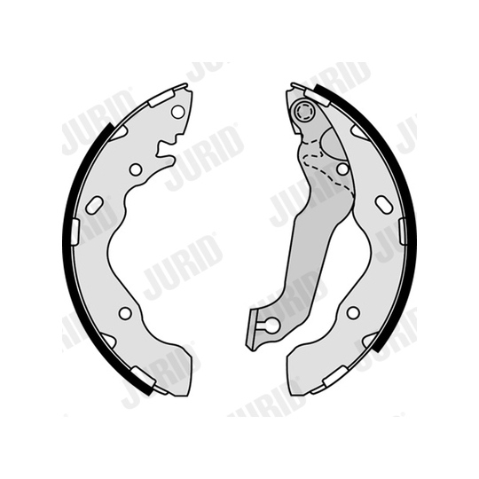 362625J - Brake Shoe Set 