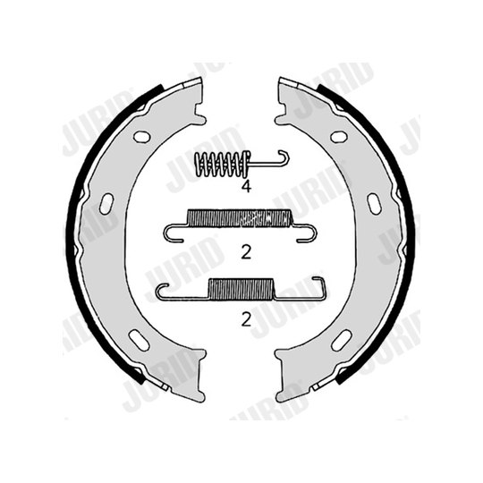 362609J - Brake Shoe Set, parking brake 