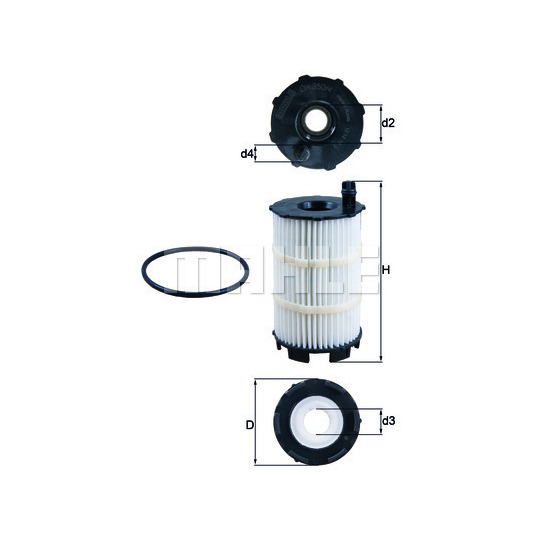 OX 350/4D - Oil filter 