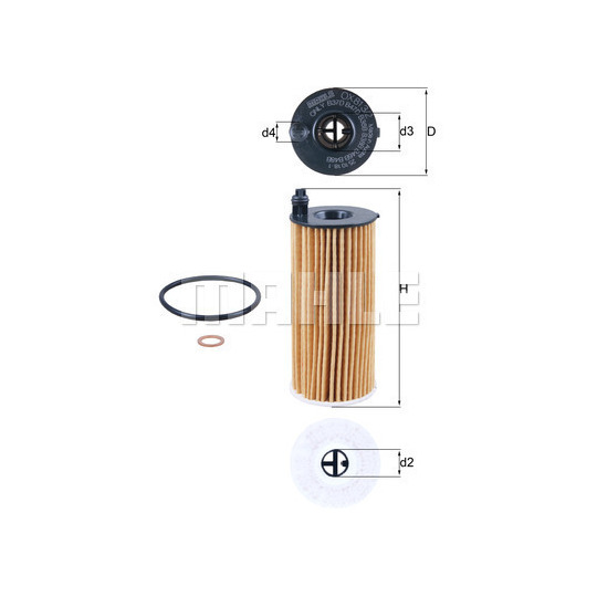 OX 813/2D - Oil filter 