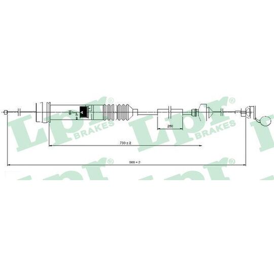 C0013C - Clutch Cable 