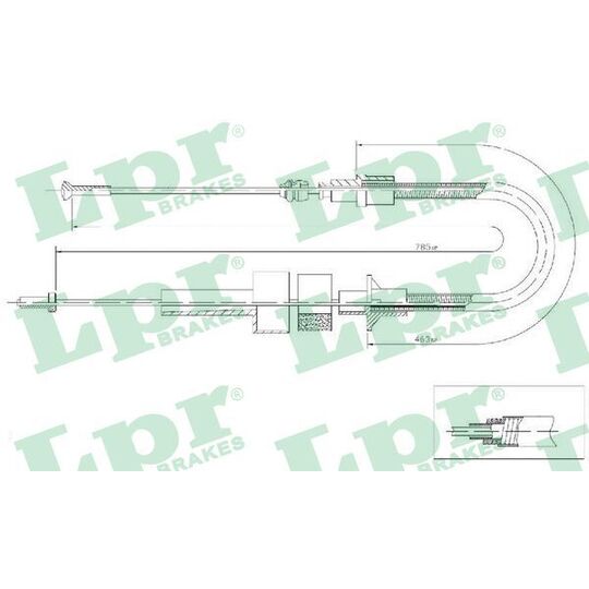 C0041C - Clutch Cable 