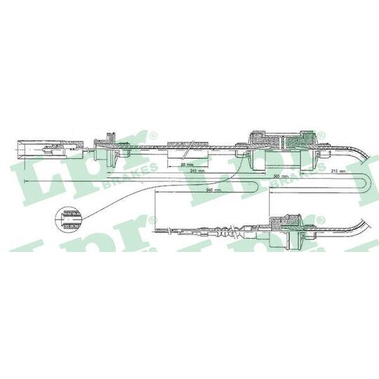 C0045C - Clutch Cable 