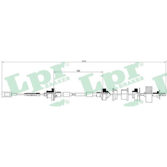 C0061C - Clutch Cable 