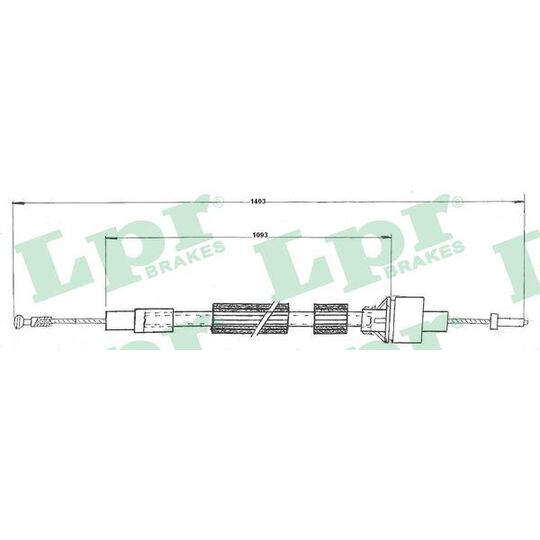 C0087C - Clutch Cable 