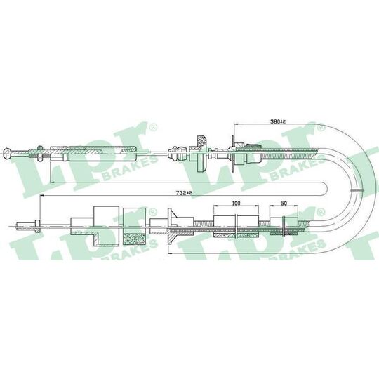 C0085C - Clutch Cable 