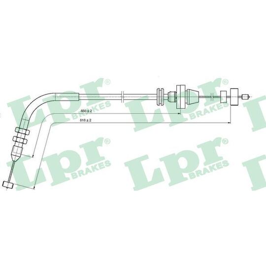 C0076A - Accelerator Cable 