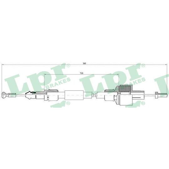 C0081C - Clutch Cable 