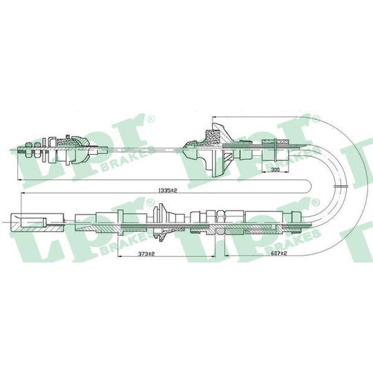 C0107C - Clutch Cable 